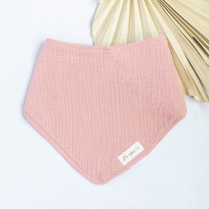 organic cotton muslin baby bib